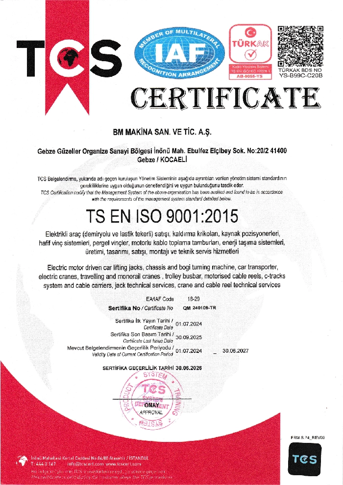 BM-Makina-TCS-IAF-TÜRKAK-TS-ISO-9001-2015-Sertifikası