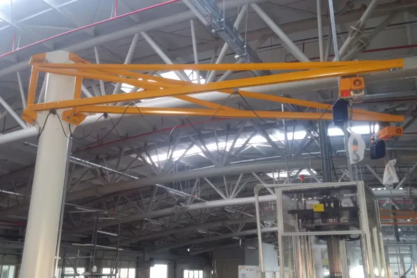 BM Makina BKB ALUBKB çift kollu pergel vinç - dirsekli kol yapısıyla geniş erişim alanı sağlayan hafif kreyn sistemi