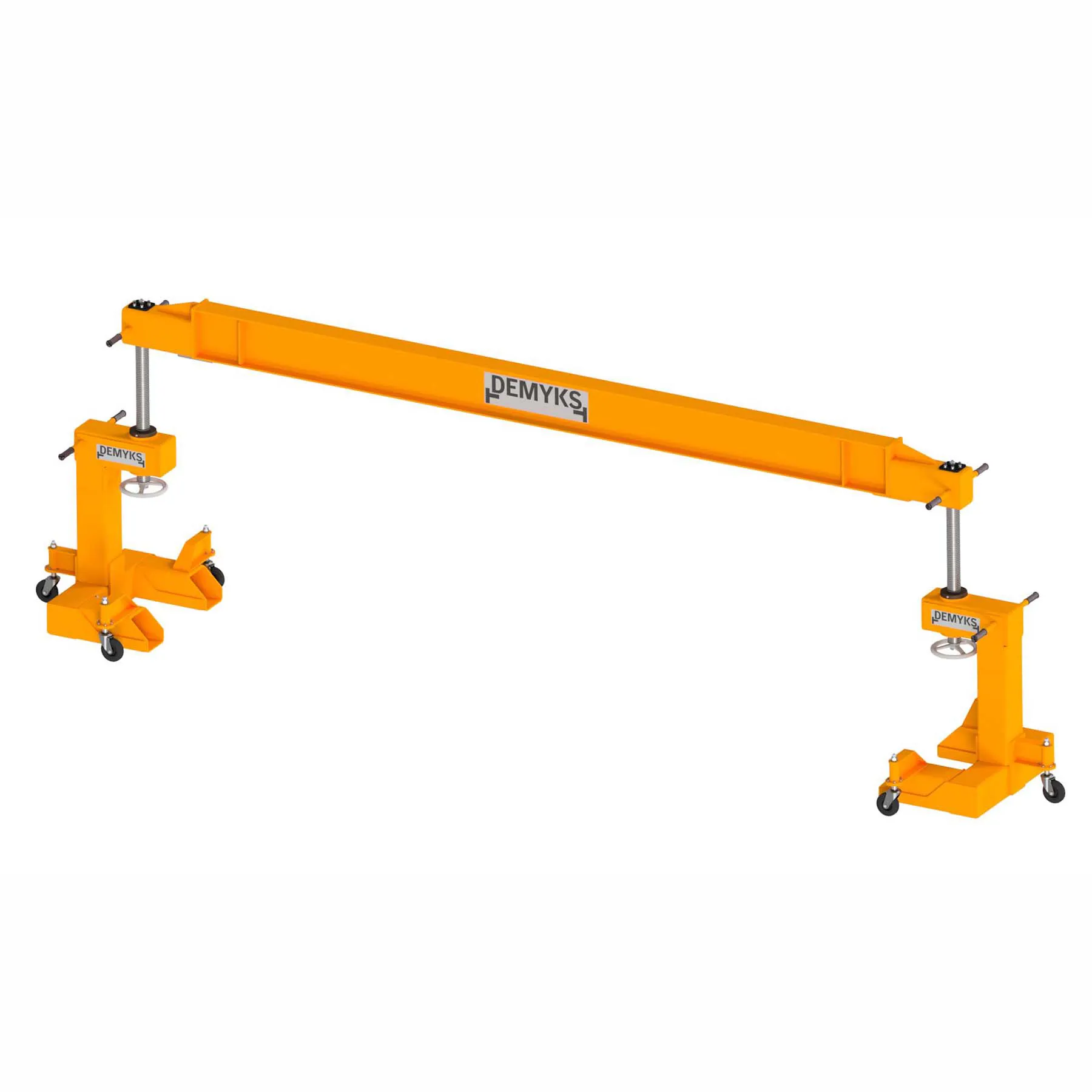 DEMYKS aks takımı taşıma sehpası - tekerlek seti ve traksiyon motoru taşıma detay