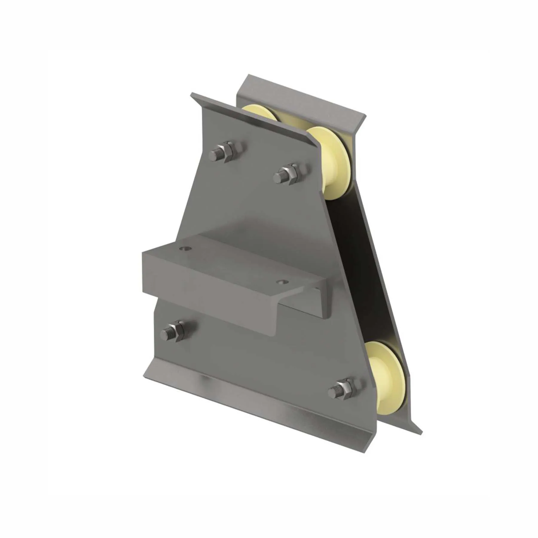 KK1 KATO kablo kılavuzu makaralı başlık ve traversing mekanizması detay