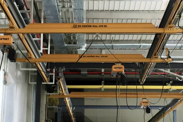 BM Makina BKB-ALUBKB Çelik-Alüminyum Hafif Profil Vinç (Crane) Sistemleri